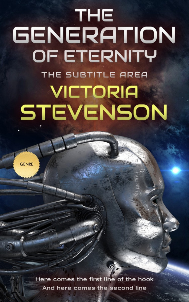 Front view of Baltic Sea #1941 - Premade Science Fiction Book Cover