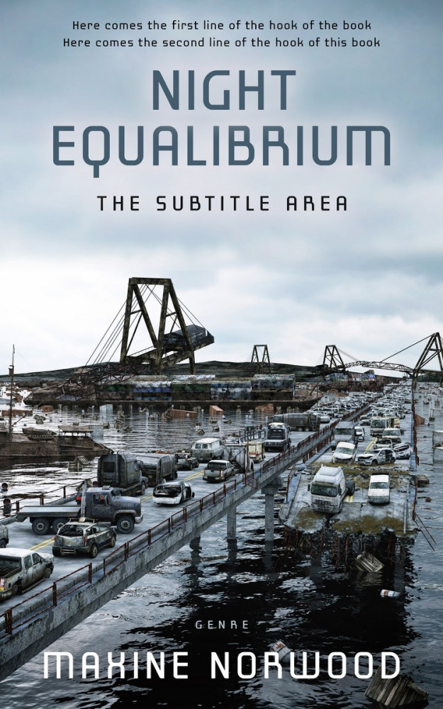 Front view of Heather #1951 - Premade Apocalyptica Book Cover