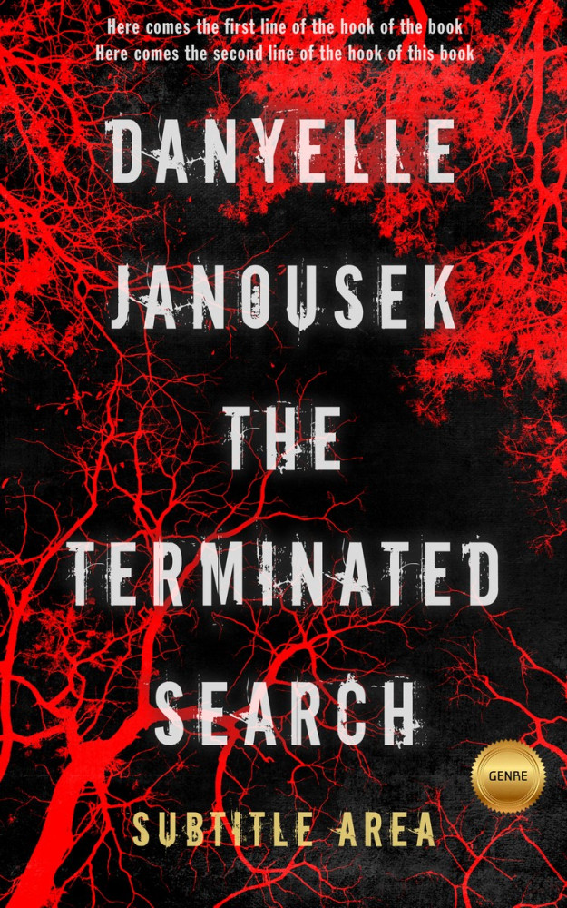 Front view of Cocoa Brown #1972 - Premade Horror Book Cover