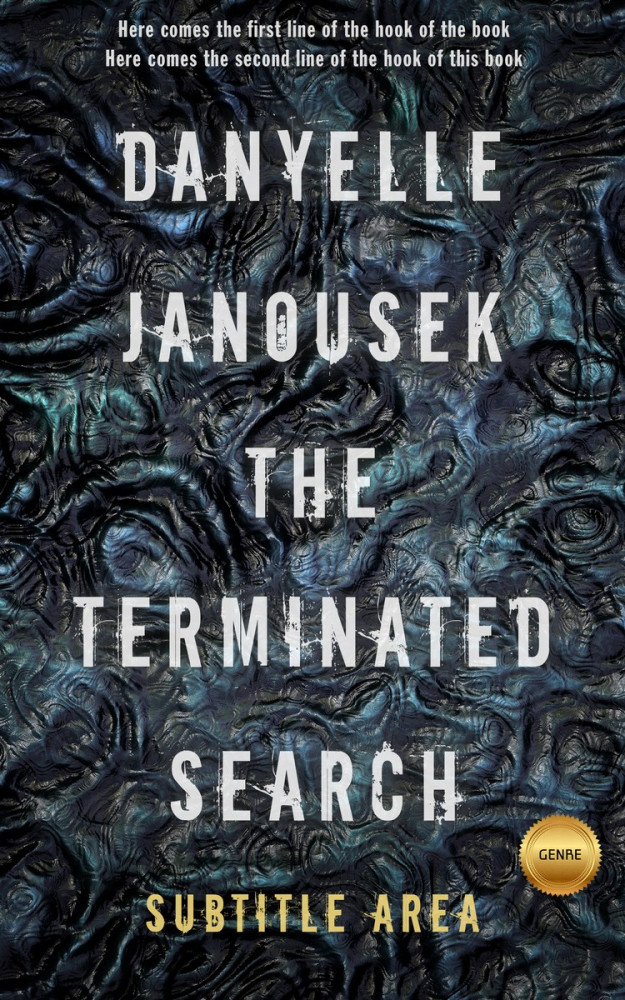 Front view of Shark #1978 - Premade Abstract Book Cover