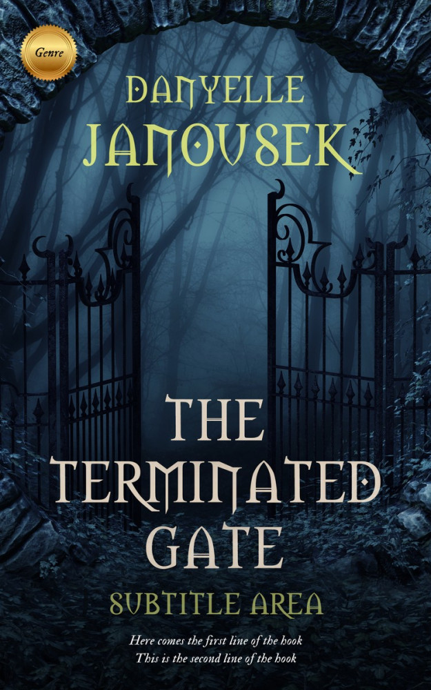 Front view of Big Stone #1986 - Premade Fantasy Book Cover | BookCoverZone