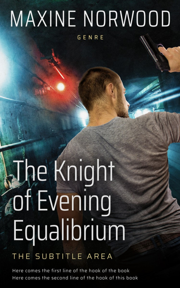 Front view of Shark #1990 - Premade Mystery & Thriller & Suspense Book Cover