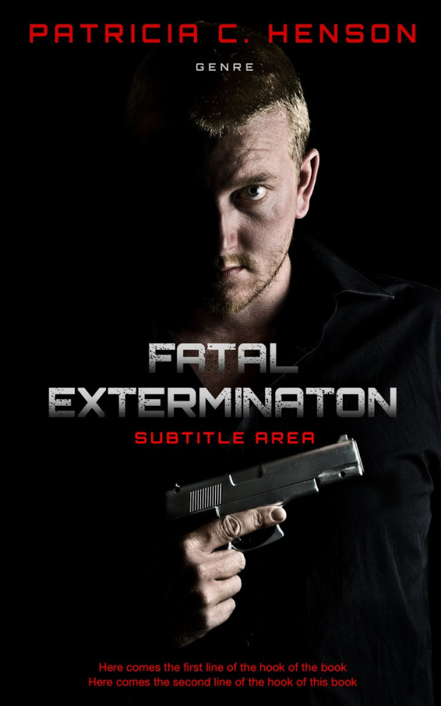 Front view of Cod Gray #1994 - Premade Mystery & Thriller & Suspense Book Cover