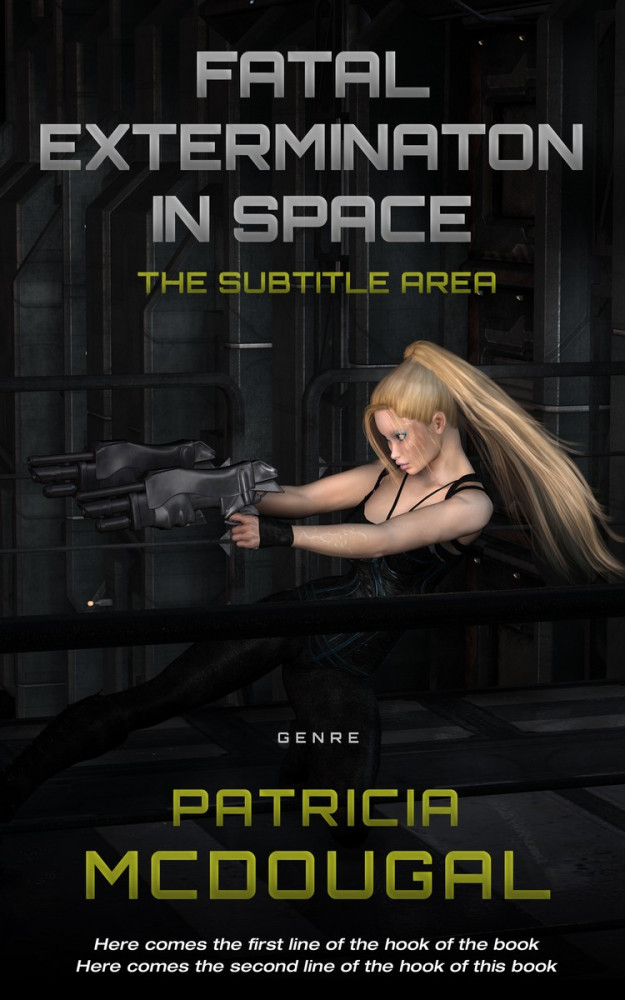 Front view of Woodsmoke #1999 - Premade Science Fiction Book Cover