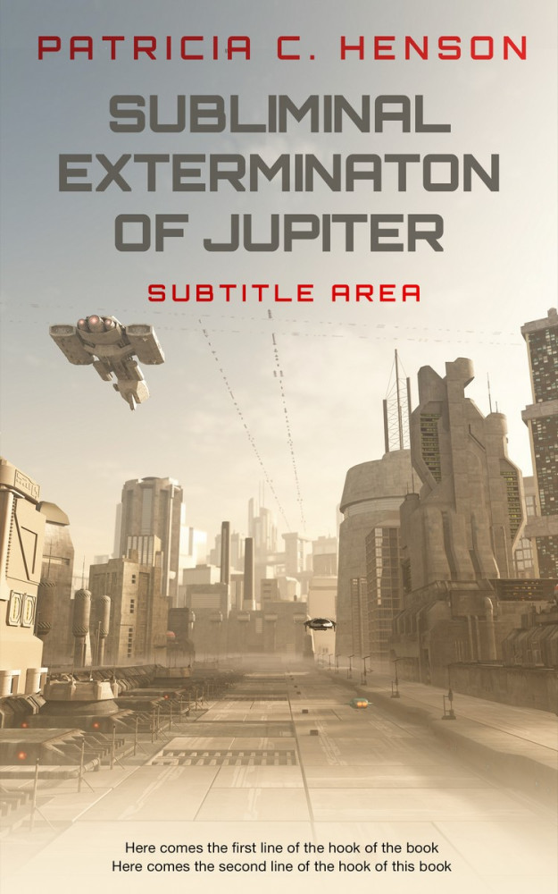 Front view of Sisal #2007 - Premade Science Fiction Book Cover