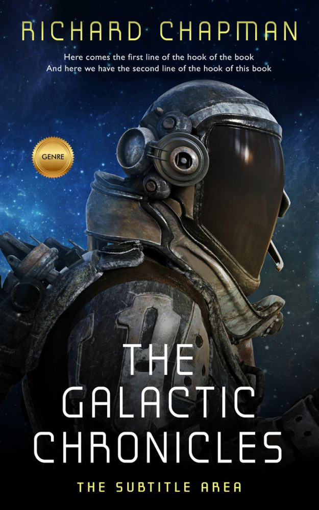 Front view of Mirage #2027 - Premade Science Fiction Book Cover