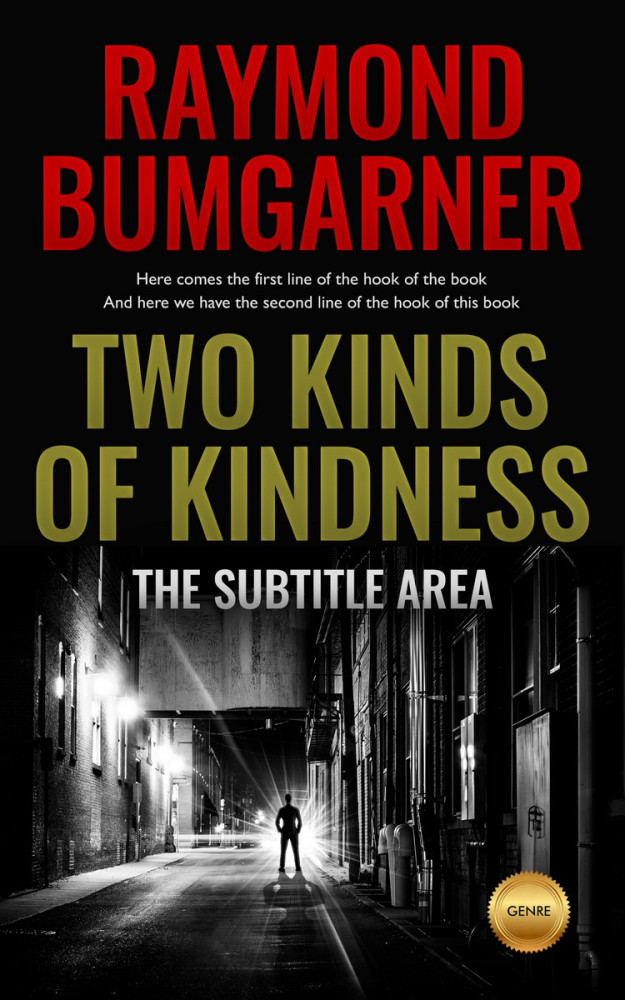 Front view of Cod Gray #2079 - Premade Mystery & Thriller & Suspense Book Cover