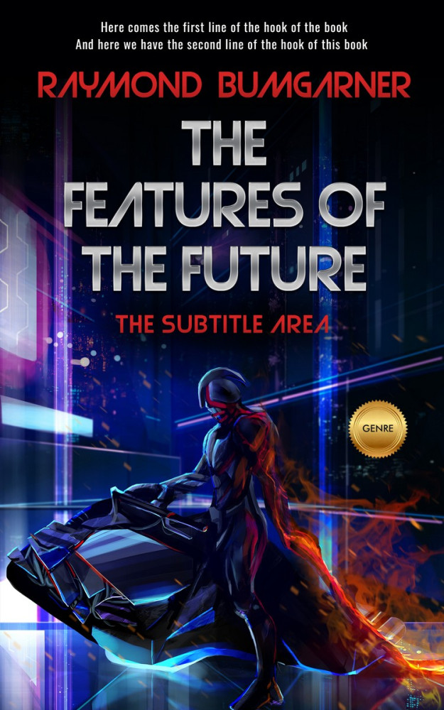 Front view of Quicksand #2109 - Premade Science Fiction Book Cover