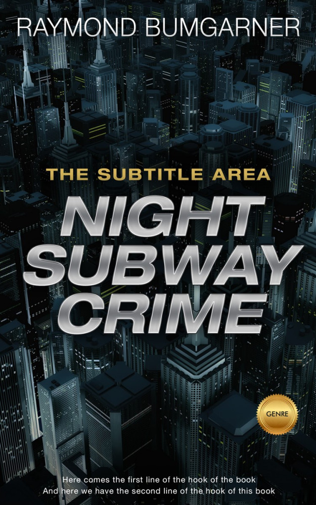 Front view of Bunker #2120 - Premade Mystery & Thriller & Suspense Book Cover