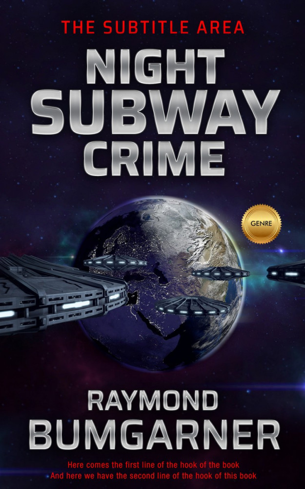 Front view of Vulcan #2122 - Premade Science Fiction Book Cover