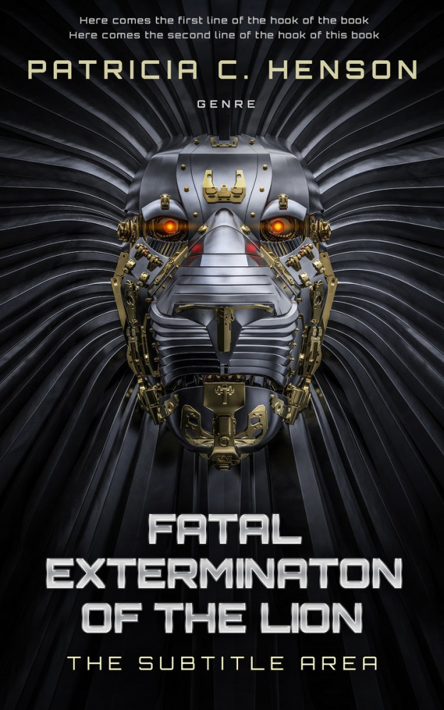 Front view of Woodsmoke #2139 - Premade Science Fiction Book Cover