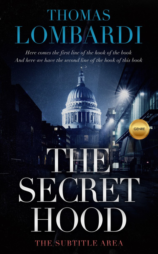 Front view of Ebony #2151 - Premade Mystery & Thriller & Suspense Book Cover