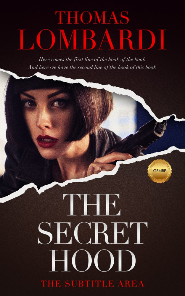 Front view of Gondola #2166 - Premade Mystery & Thriller & Suspense Book Cover