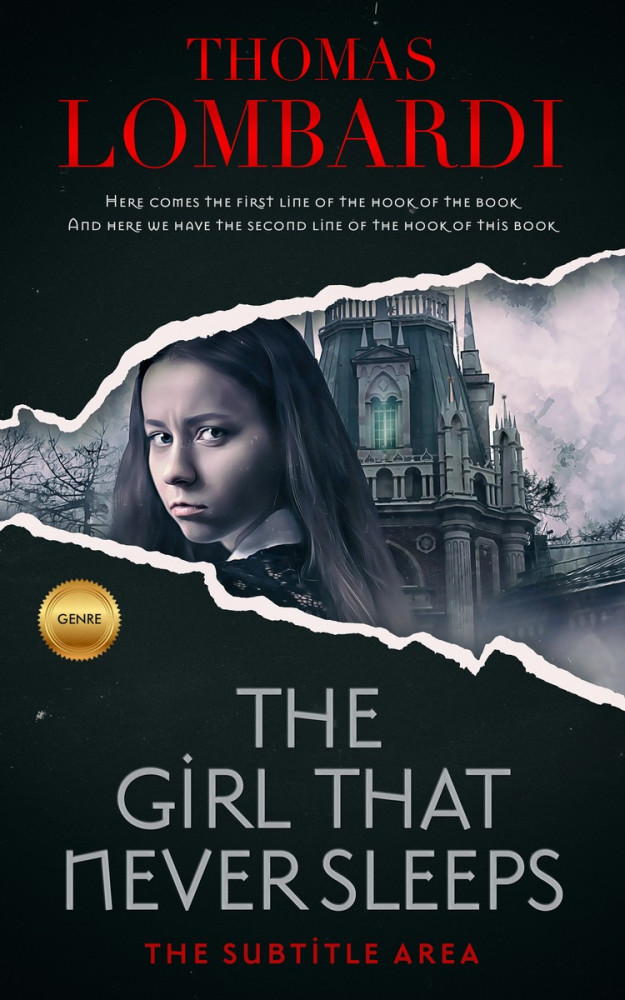 Front view of Bunker #2182 - Premade Horror Book Cover