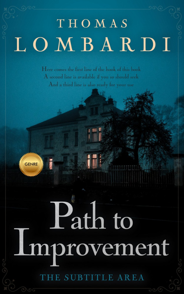 Front view of Aztec #2203 - Premade Mystery & Thriller & Suspense Book Cover