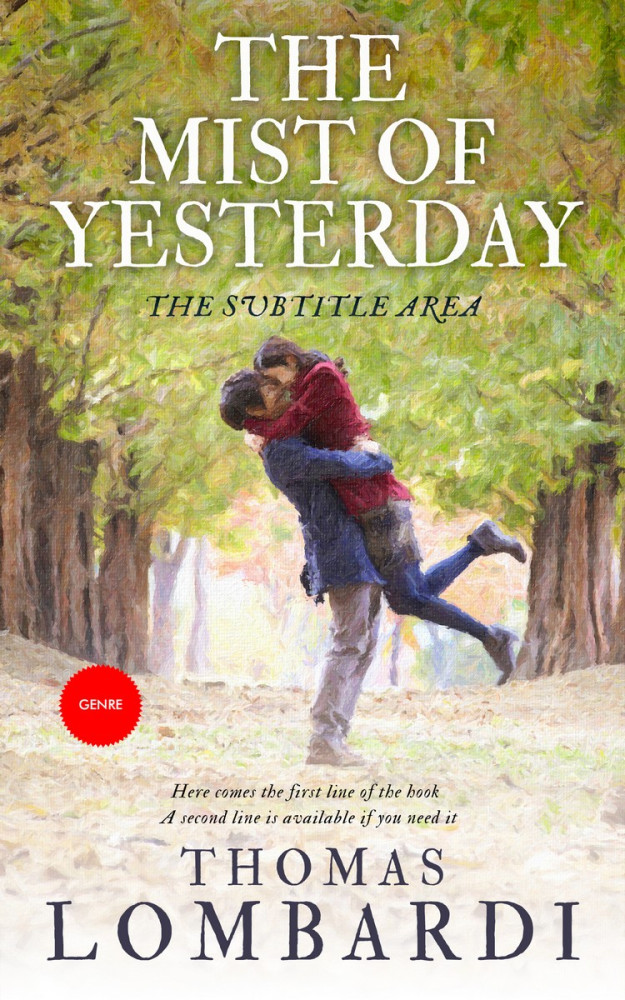 Front view of Barley Corn #2215 - Premade Romance Book Cover