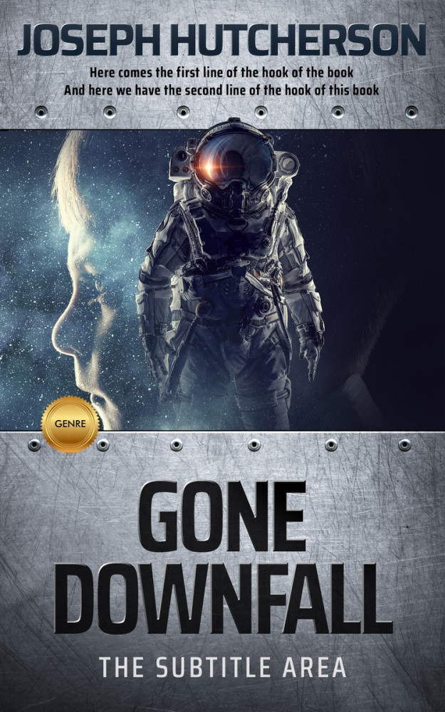 Front view of Ebony Clay #2229 - Premade Science Fiction Book Cover