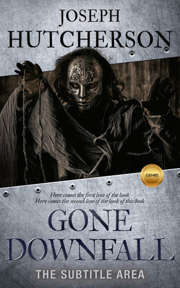 Front view of Tuatara #2258 - Premade Fantasy Book Cover