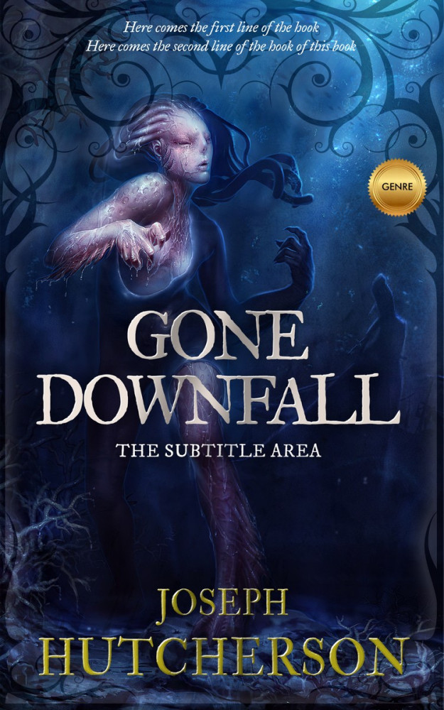 Front view of Big Stone #2264 - Premade Fantasy Book Cover