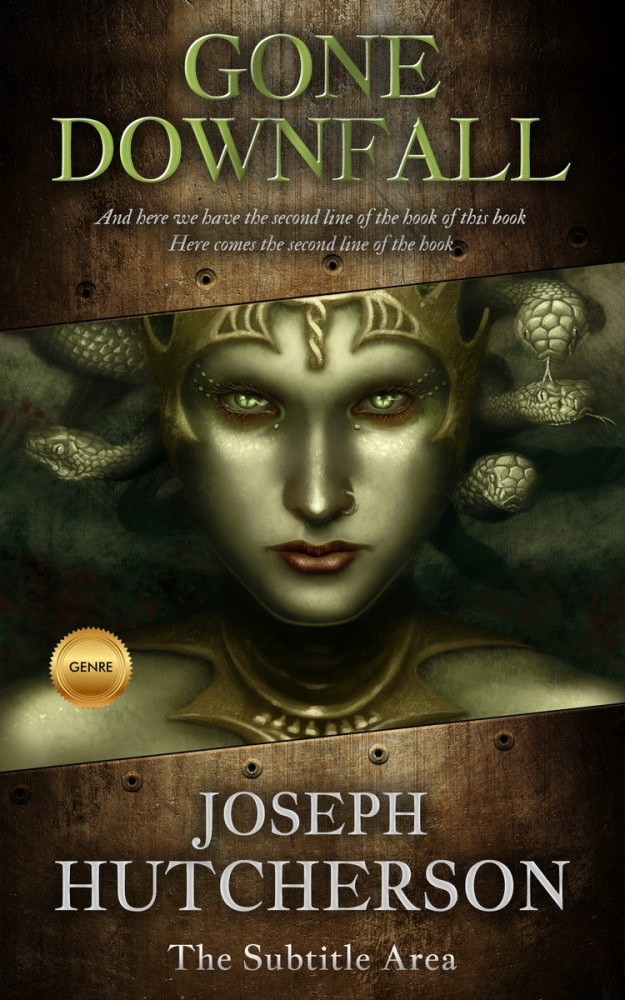 Front view of Oil #2267 - Premade Historical Book Cover