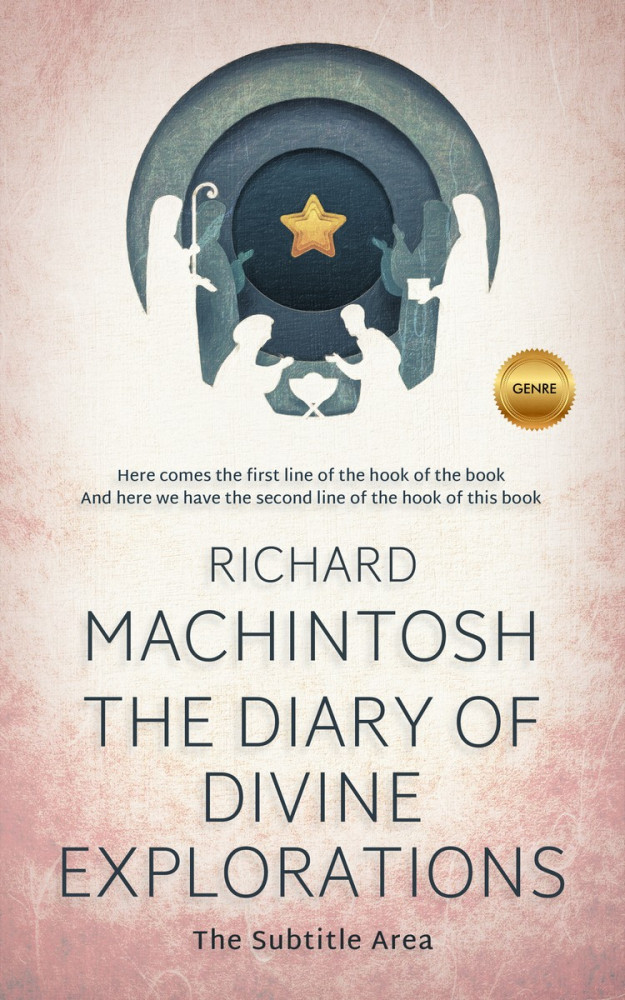 Front view of Bizarre #2292 - Premade Religion & Spirituality Book Cover