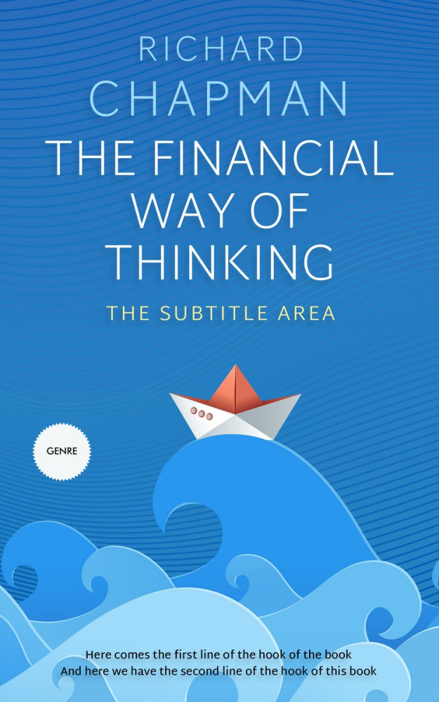 Front view of Mariner #2295 - Premade Abstract Book Cover