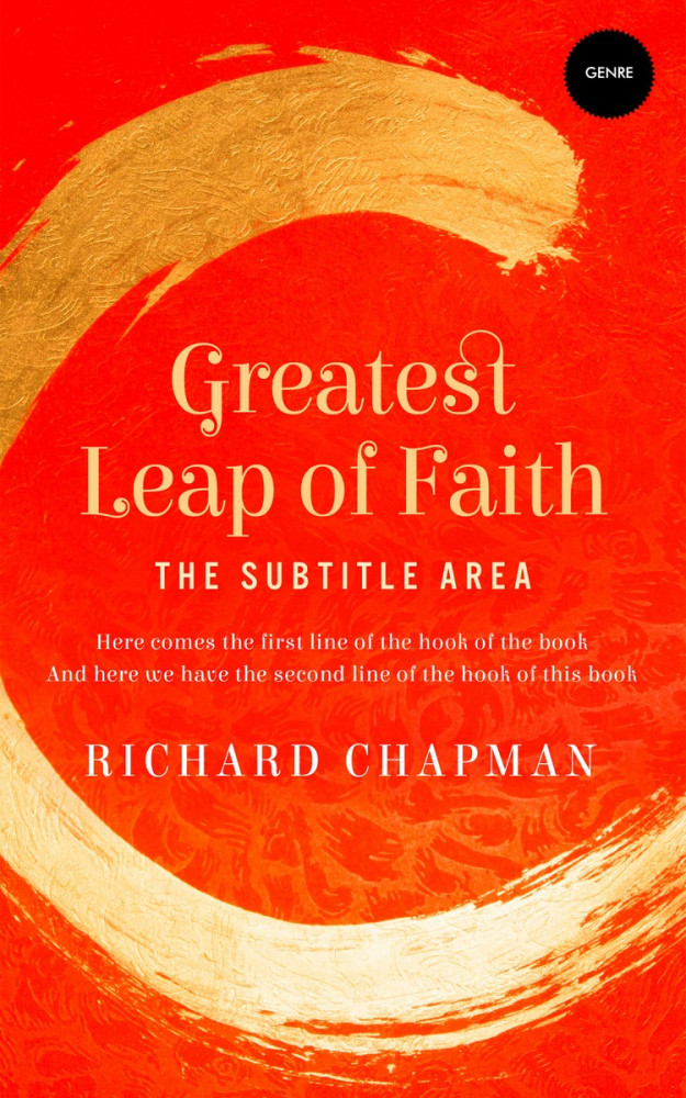 Front view of Scarlet #2303 - Premade Religion & Spirituality Book Cover