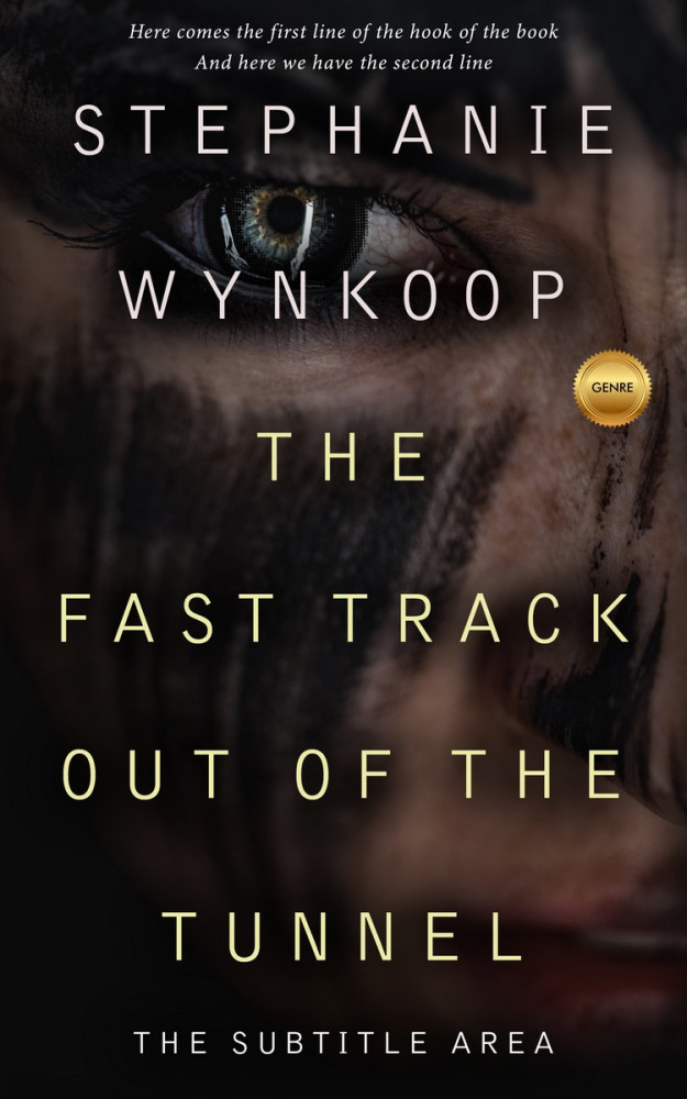 Front view of Cocoa Brown #2320 - Premade Horror Book Cover