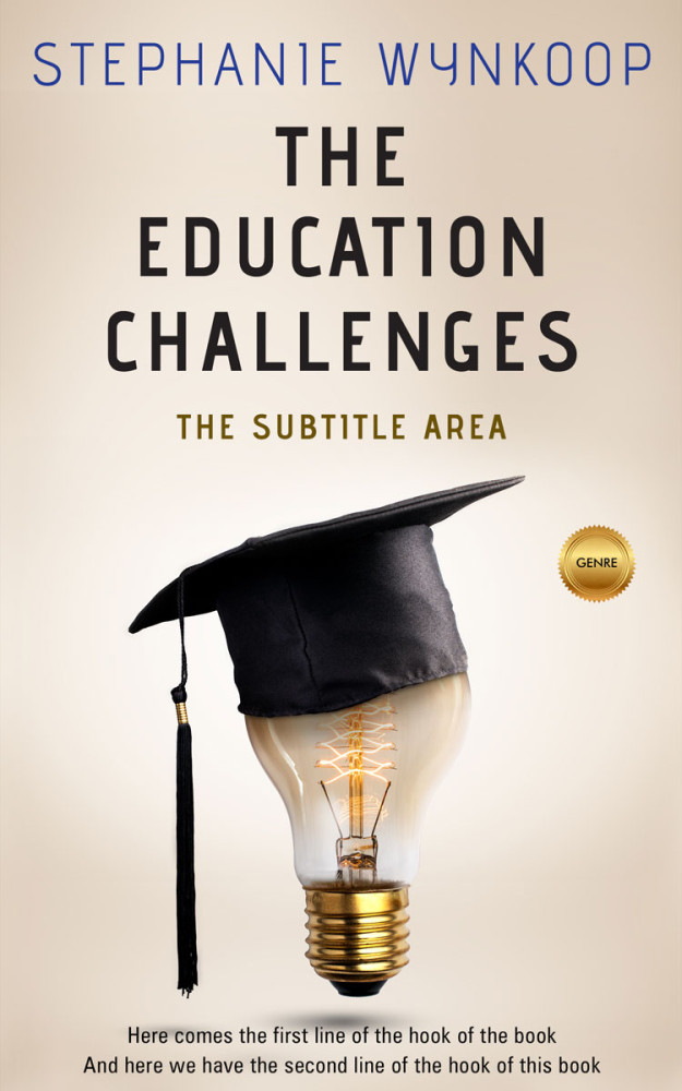 Front view of Bizarre #2341 - Premade Self-Improvement & Self-Help Book Cover