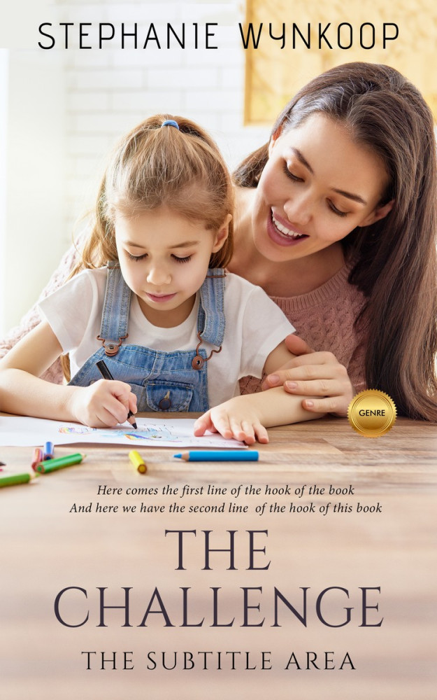 Front view of Dust Storm #2347 - Premade Family & Parenting Book Cover