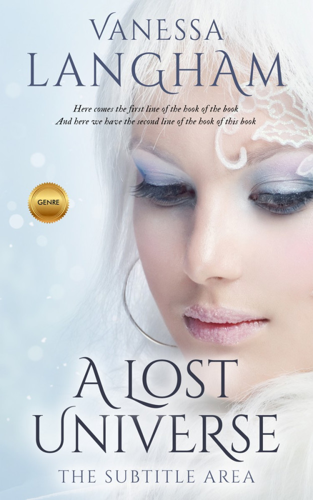 Front view of Iron #2352 - Premade Fantasy Book Cover