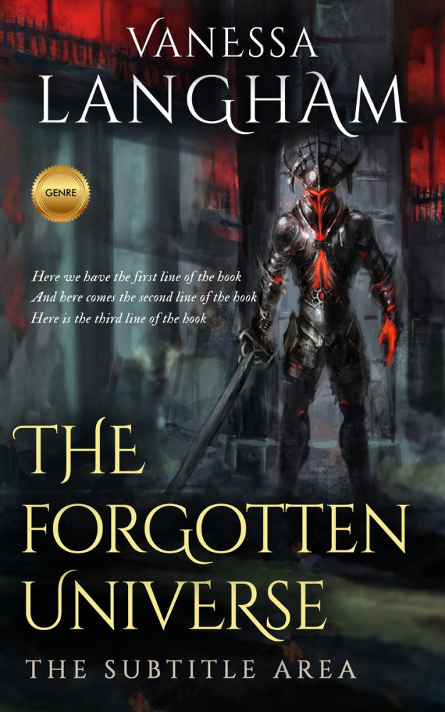 Front view of Shark #2357 - Premade Apocalyptica Book Cover