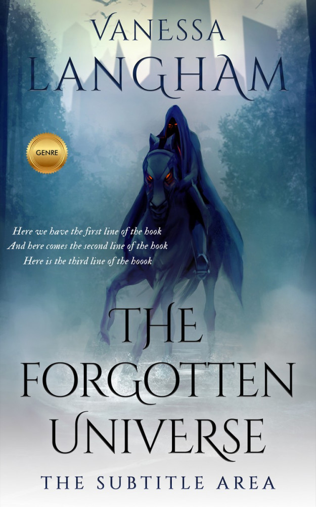 Front view of Submarine #2359 - Premade Fantasy Book Cover