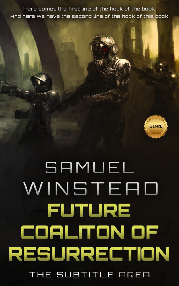 Front view of Zeus #2372 - Premade Apocalyptica Book Cover