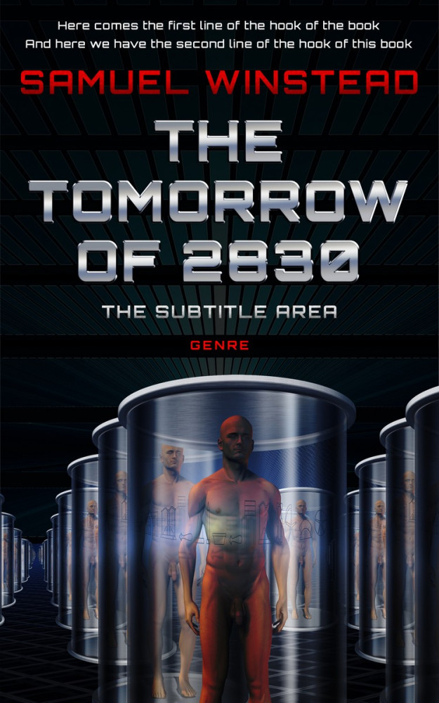 Front view of Del Rio #2385 - Premade Science Fiction Book Cover