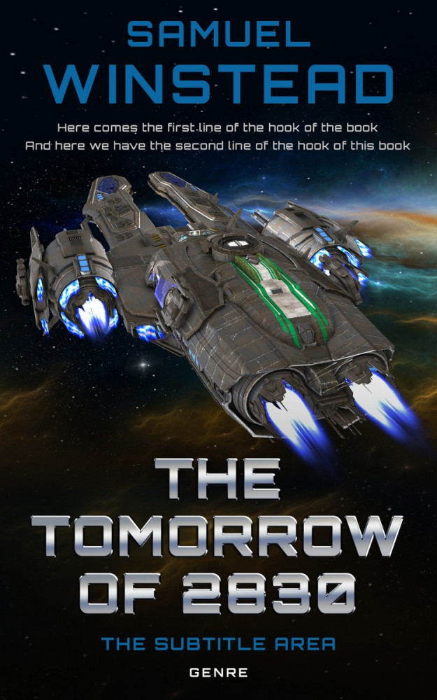 Front view of Woodsmoke #2389 - Premade Apocalyptica Book Cover