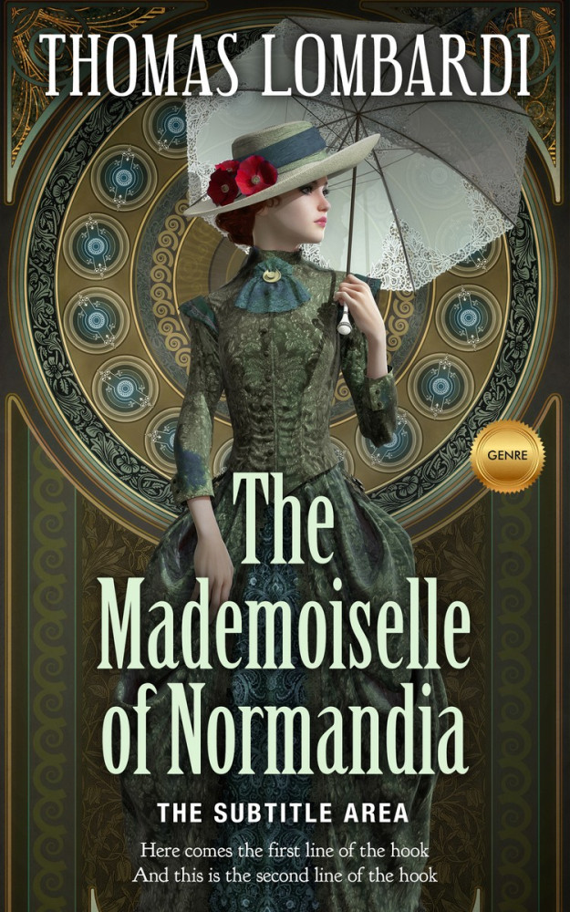 Front view of Rangitoto #2455 - Premade Historical Book Cover