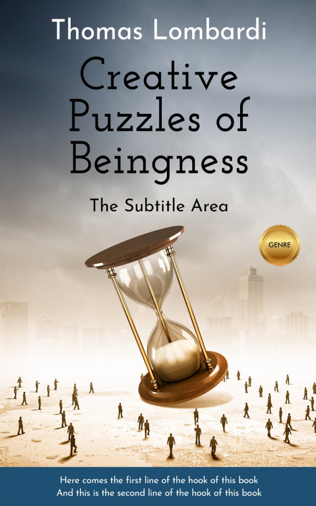 Front view of Swirl #2464 - Premade Business Book Cover