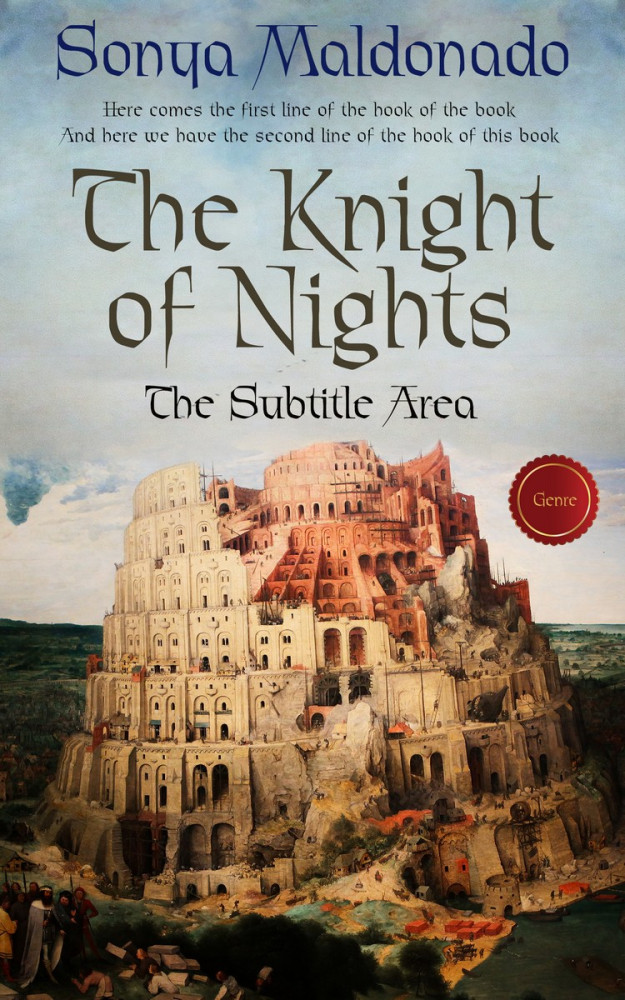 Front view of Mist Gray #2516 - Premade Fantasy Book Cover