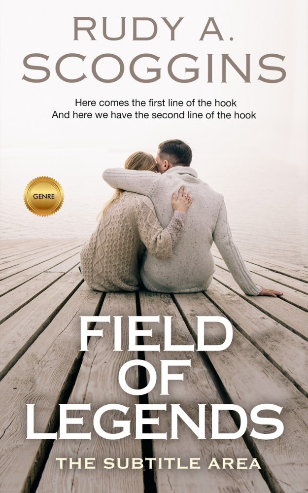 Front view of Swirl #2543 - Premade Romance Book Cover