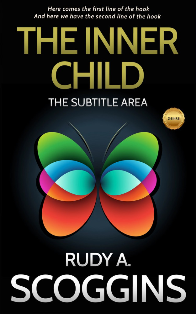 Front view of Antique Brass #2552 - Premade Self-Improvement & Self-Help Book Cover