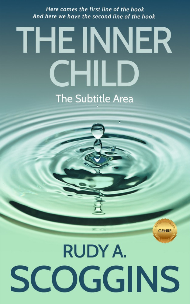 Front view of Fringy Flower #2553 - Premade Self-Improvement & Self-Help Book Cover