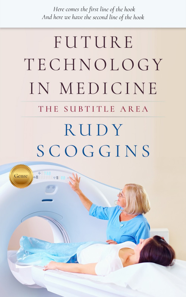 Front view of Ebb #2569 - Premade Health & Mind & Body Book Cover