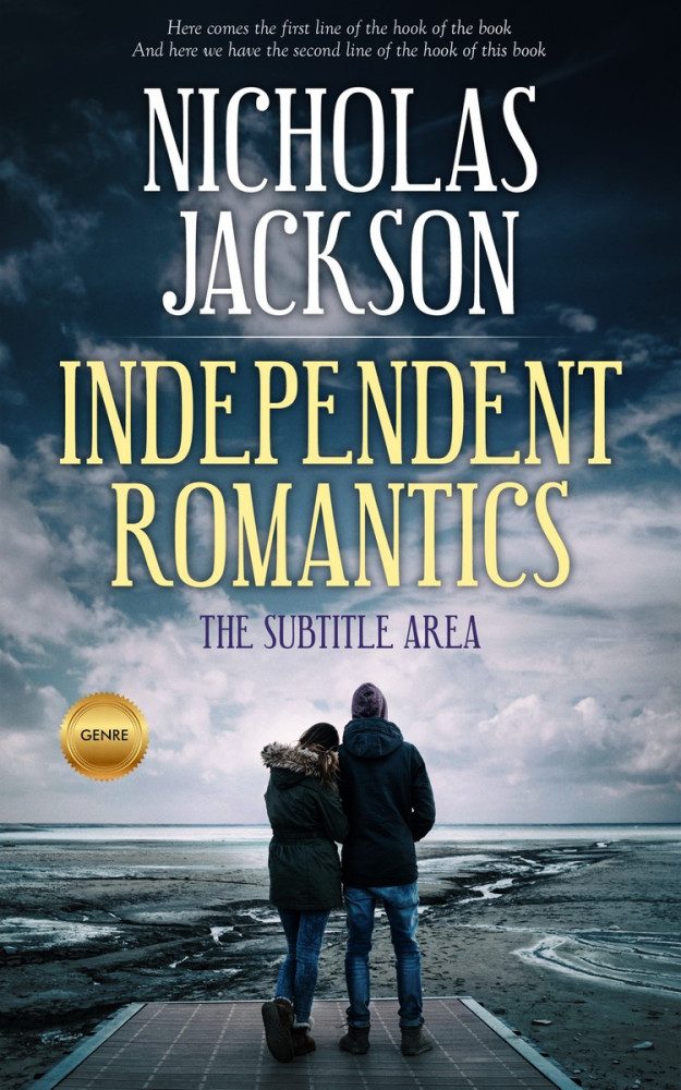 Front view of Te Papa Green #2634 - Premade Romance Book Cover