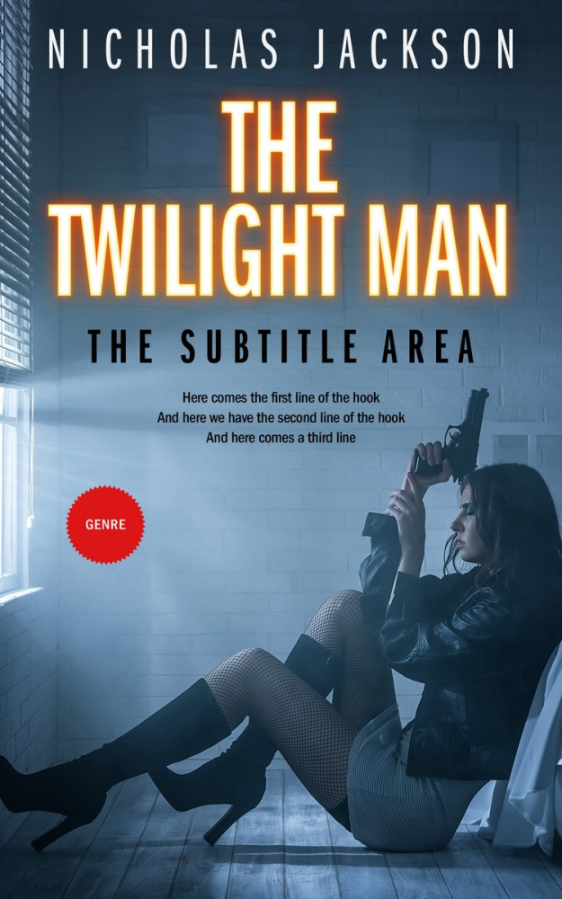 Front view of Pickled Bluewood #2674 - Premade Mystery & Thriller & Suspense Book Cover