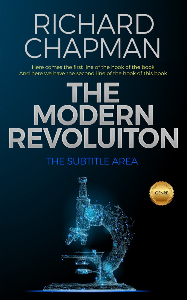 Front view of Black Pearl #2687 - Premade Science & Nature Book Cover