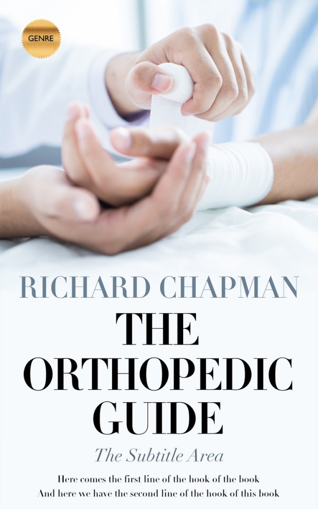 Front view of Porcelain #2714 - Premade Medical Book Cover