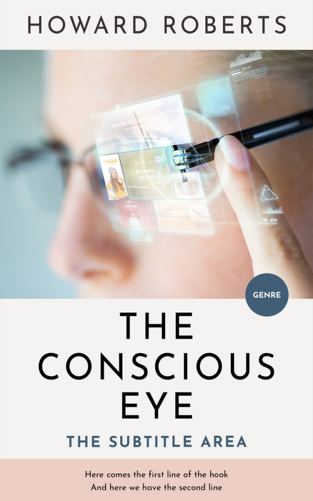 Front view of Pearl Bush #2795 - Premade Business Book Cover