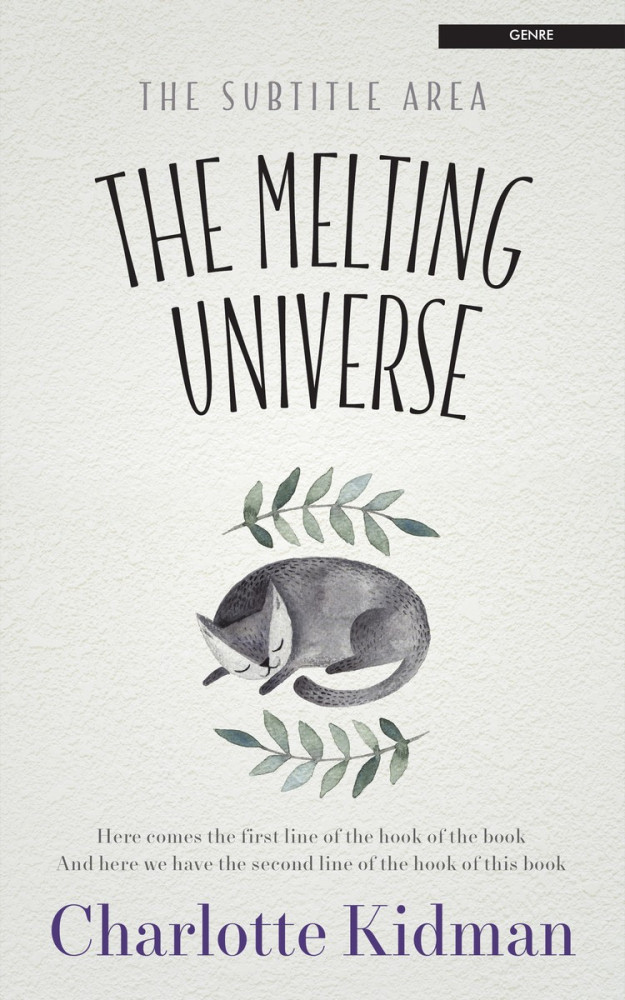 Front view of Cararra #2807 - Premade Nature Book Cover