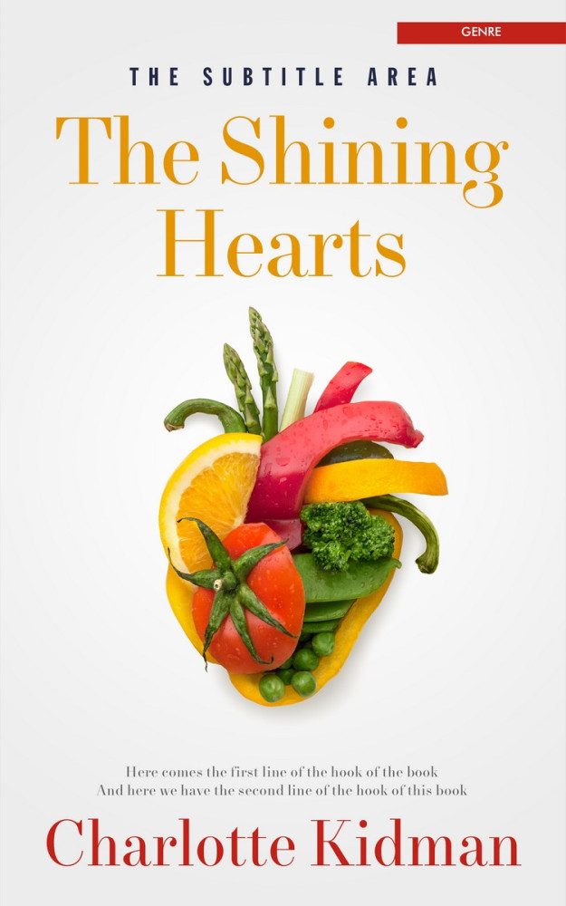 Front view of Seashell #2809 - Premade Health & Dieting & Fitness Book Cover